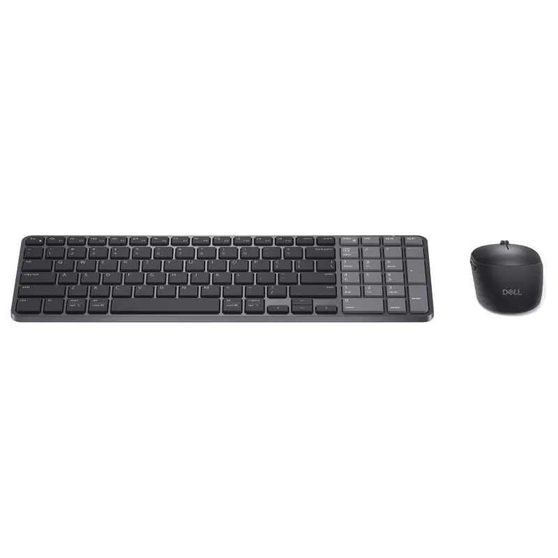 Dell Pro 7 Conjunto compacto recargable de teclado y ratón - KM746 - Negro - Distribución alemana