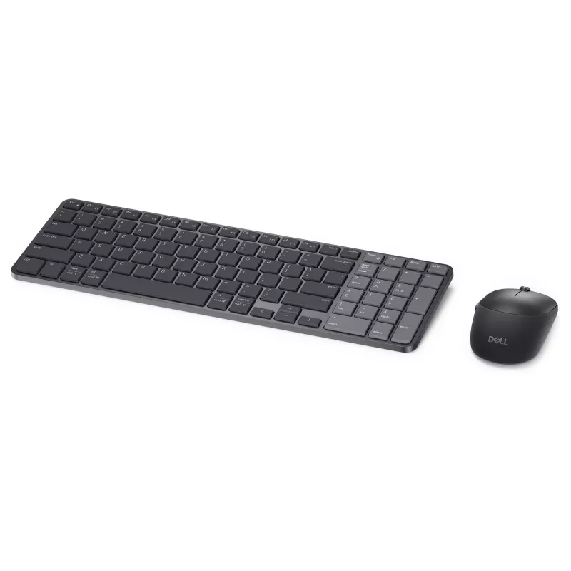 Dell Pro 7 Conjunto compacto recargable de teclado y ratón - KM746 - Negro - Distribución alemana