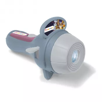 KIDYWOLF Linterna proyector Gris incl. 3 diapositivas