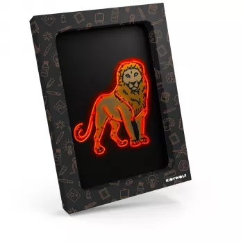 KIDYWOLF Set de decoración de pared luminoso 3 piezas Animales