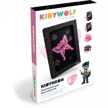 KIDYWOLF Set de decoración de pared luminoso 3 piezas Princesa