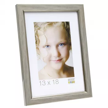 Deknudt S46AD1 Marco de fotos individual 13x18 cm plateado plástico rectangular