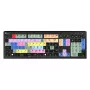 Logickeyboard LKB-EDIUS-A2PC-DE Teclado USB de tamaño completo (100%) con interruptores de tijera QWERTZ negro
