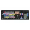 Logickeyboard LKB-EDIUS-A2PC-DE Teclado USB de tamaño completo (100%) con interruptores de tijera QWERTZ negro
