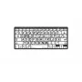 Logickeyboard Teclado Braille Bluetooth para Mac con teclas de impresión grande negro sobre blanco - 78 teclas
