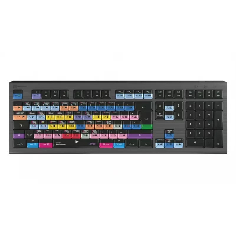 Logickeyboard Avid Media Composer Astra 2 Pro DE Teclado de edición Mac (distribución alemana, retroiluminado, USB)