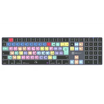 LogicKeyboard Adobe Premiere Pro CC Titan FR (Mac) - Distribución francesa AZERTY, retroiluminado, teclado USB con cable