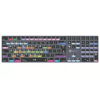 Logickeyboard FL Studio Teclado TITAN para Mac - USB con cable - Negro con teclas codificadas por colores