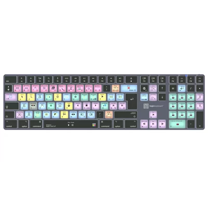 LogicKeyboard Apple Final Cut Pro X Titan Teclado francés AZERTY (Mac)