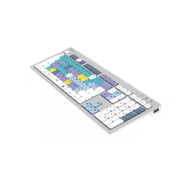 LogicKeyboard DaVinci Resolve Classic ALBA FR (Mac) - Distribución francesa AZERTY, teclado USB con cable para Blackmagic DaVinci Resolve