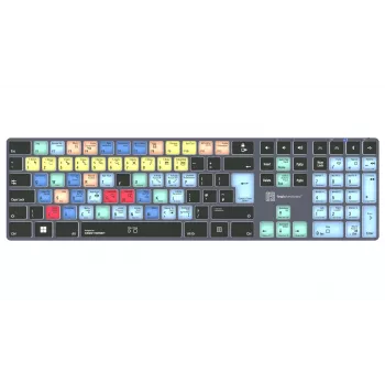 Logickeyboard Steinberg Cubase/Nuendo Titan UK Teclado PC USB con cable y retroiluminación