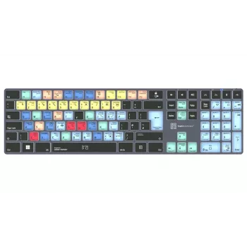 Logickeyboard Steinberg Cubase/Nuendo Titan UK Teclado PC USB con cable y retroiluminación