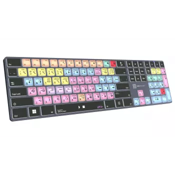 Logickeyboard Avid Pro Tools Titan FR Teclado PC (AZERTY francés, con cable, retroiluminado)
