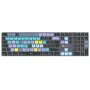 Logickeyboard DaVinci Resolve Classic Titan DE (Mac) - Distribución alemana, USB con cable, teclado de edición retroiluminado