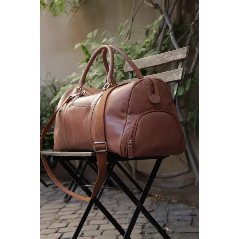 dbramante1928 Kalundborg Sport Weekender Bag - bolsa de viaje de piel 15 (tan)