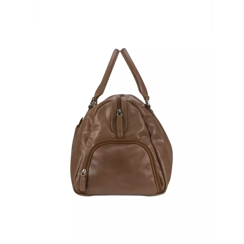 dbramante1928 Kalundborg Sport Weekender Bag - bolsa de viaje de piel 15 (tan)