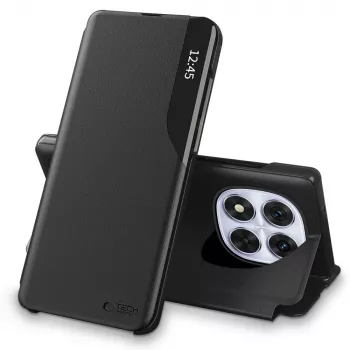TECH-PROTECT Funda tipo libro Smart View para Xiaomi Redmi Note 14 Pro 5G / Poco X7 5G - negra