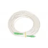Extralink Cable de conexión SC/APC-SC/APC, LSOH, monomodo, simplex, G.657A2, 3mm, 30m, blanco