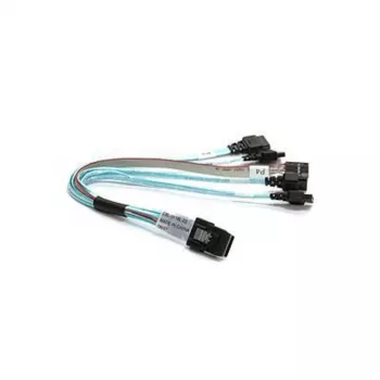 Supermicro CBL-0118L-02 Cable Mini-SAS a SATA Breakout, 4-Lane, 23 cm