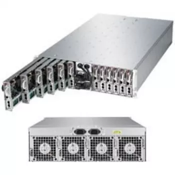Supermicro SuperServer 5038ML-H12TRF Barebone para Servidor Rackmount 3U de 12 Nodos Negro