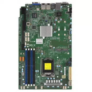 Supermicro X11SCW-F Placa base LGA1151 socket C246 chipset C246 Micro-ATX DDR4 128GB 2x Gigabit LAN IPMI Retail Pack