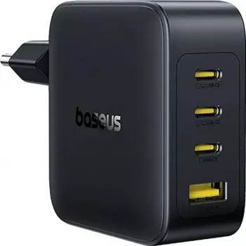 Baseus EnerFill FH11 Cargador Rápido GaN 140W 3xUSB-C + 1xUSB-A Negro