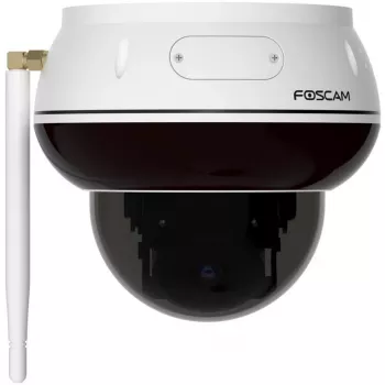 Foscam D8T-W blanco cámara de seguridad IP domo PTZ exterior 4K 8MP Wi-Fi 6 con detección por IA, resistencia al vandalismo IK10, protección climática IP66