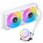 Jonsbo TG-240 refrigeración líquida AiO para CPU, ARGB - 240mm, blanco