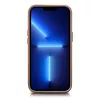 iCarer Case Funda de piel auténtica para iPhone 14 Plus marrón (compatible con MagSafe)