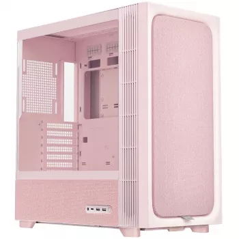TRYX FLOVA F50 Torre Midi, ATX, cristal templado - rosa
