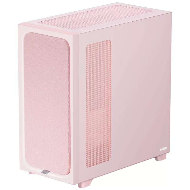 TRYX FLOVA F50 Torre Midi, ATX, cristal templado - rosa