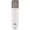 RODE NT1 Signature White - Micrófono de condensador de diafragma grande
