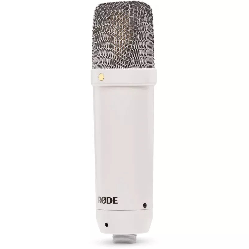 RODE NT1 Signature White - Micrófono de condensador de diafragma grande