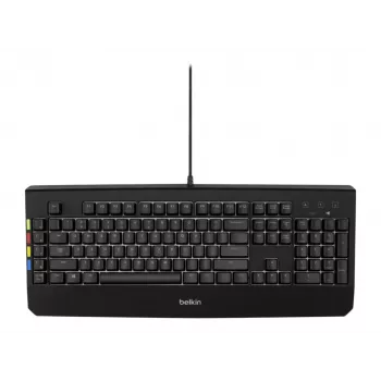 Belkin KVM seguro de 2-4-8 puertos USB teclado con iluminación DE QWERTZ