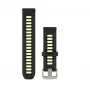 Garmin Quick Release correa 20 mm silicona negro/amarillo (010-11251-B6)