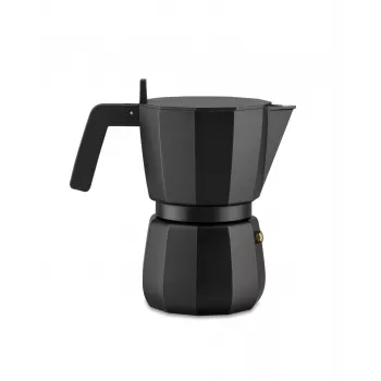 Alessi cafetera espresso Mokka DC06/6B negra