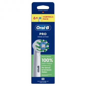 Braun Oral-B Pro Cross Action cabezales de cepillo de repuesto pack de 6