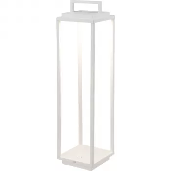 AB+ by Abert Resort Maxi lámpara de mesa LED portátil blanca