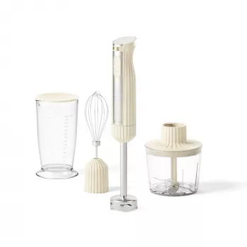Guzzini Sous Chef batidora de mano con accesorios, crema (14840004)
