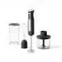 Guzzini Sous Chef batidora de mano con accesorios, gris (148400184)