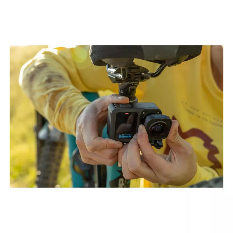 GoPro HERO13 Black Ultra Wide Edition cámara de acción 4K, 5.3K, 2.7K, pantalla táctil, Ultra HD, sumergible, GPS, resistente al polvo, Bluetooth, Wi-Fi, cámara lenta, Full HD (CHDRB-133-RW)