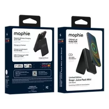 Mophie Snap+ Mini Stand 5000mAh batería externa negra