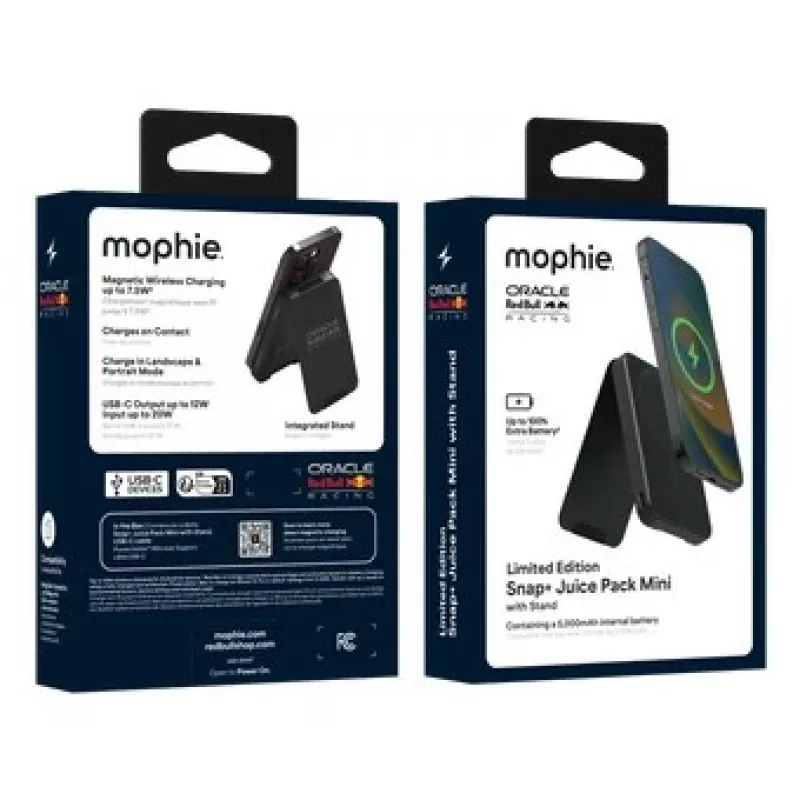 Mophie Snap+ Mini Stand 5000mAh batería externa negra