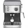 Cecotec Power Espresso 20 Matic Professionale Cafetera expreso, 20 bar, 850 W, 1,5 l, Negro/Plata