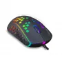 INCA IMG-346 ratón gaming óptico con cable ambidiestro 6400 DPI RGB 7 botones negro