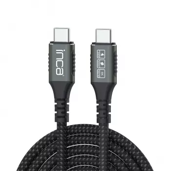 INCA cable USB-C a USB-C USB 4.0 40Gbps PD 3.1 240W 8K UltraHD 0,80m (ITCT-40)