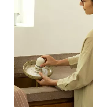 Brabantia SinkSide cepillo de fregar con dosificador de jabón Soft Beige (252167)