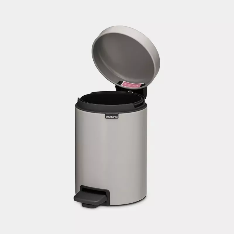 Brabantia NewIcon cubo de pedal 3 L Soft Grey (25 21 81)