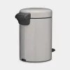 Brabantia NewIcon cubo de pedal 3 L Soft Grey (25 21 81)