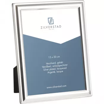 Zilverstad Bredemeijer 8075233 marco de fotos individual plateado brillante mesa pared 15x20 cm rectangular